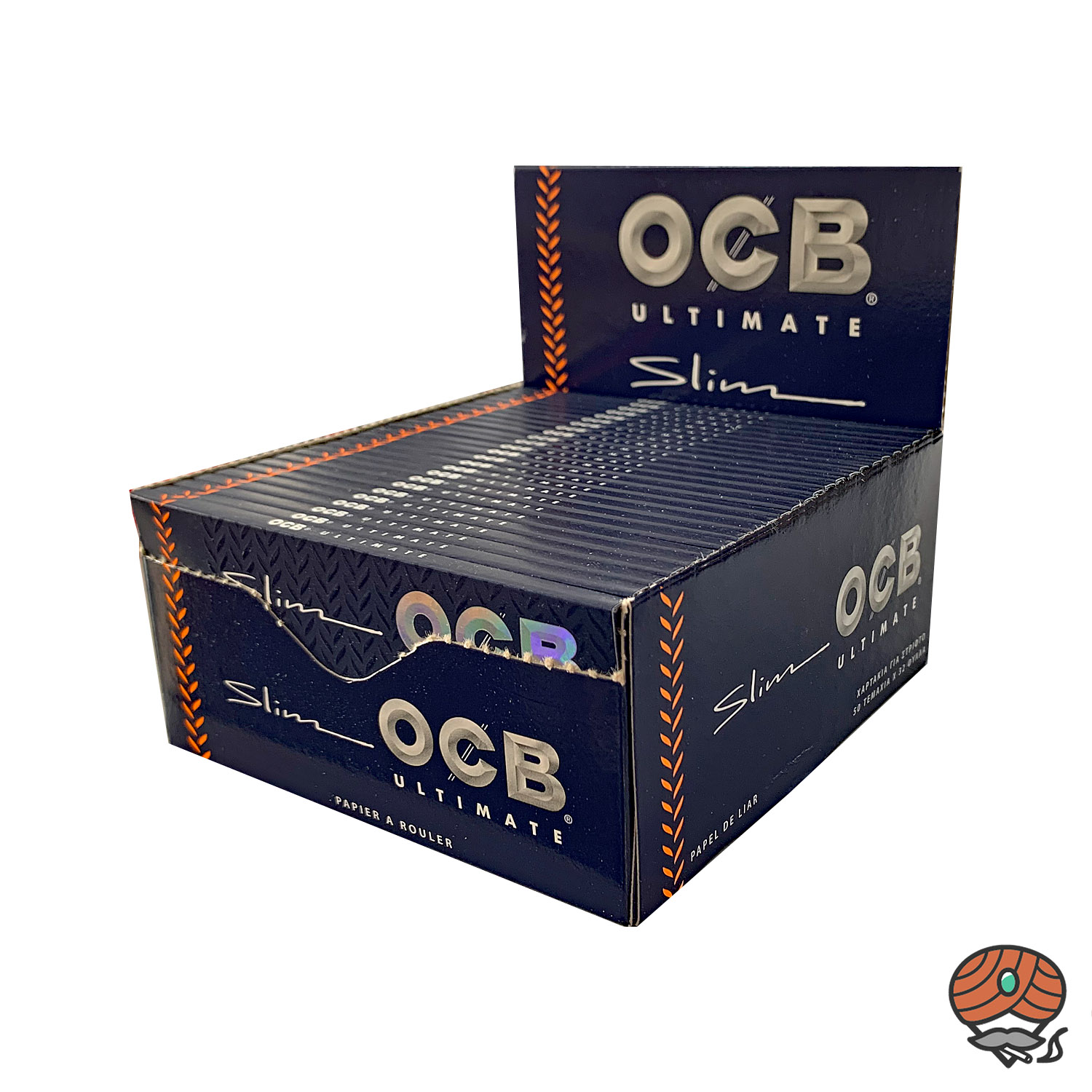 OCB Ultimate Slim Zigarettenpapier 50 Hefte à 32 Blatt