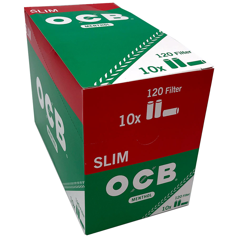 OCB Drehfilter Mentol Slim 10x 120 Stück 6mm