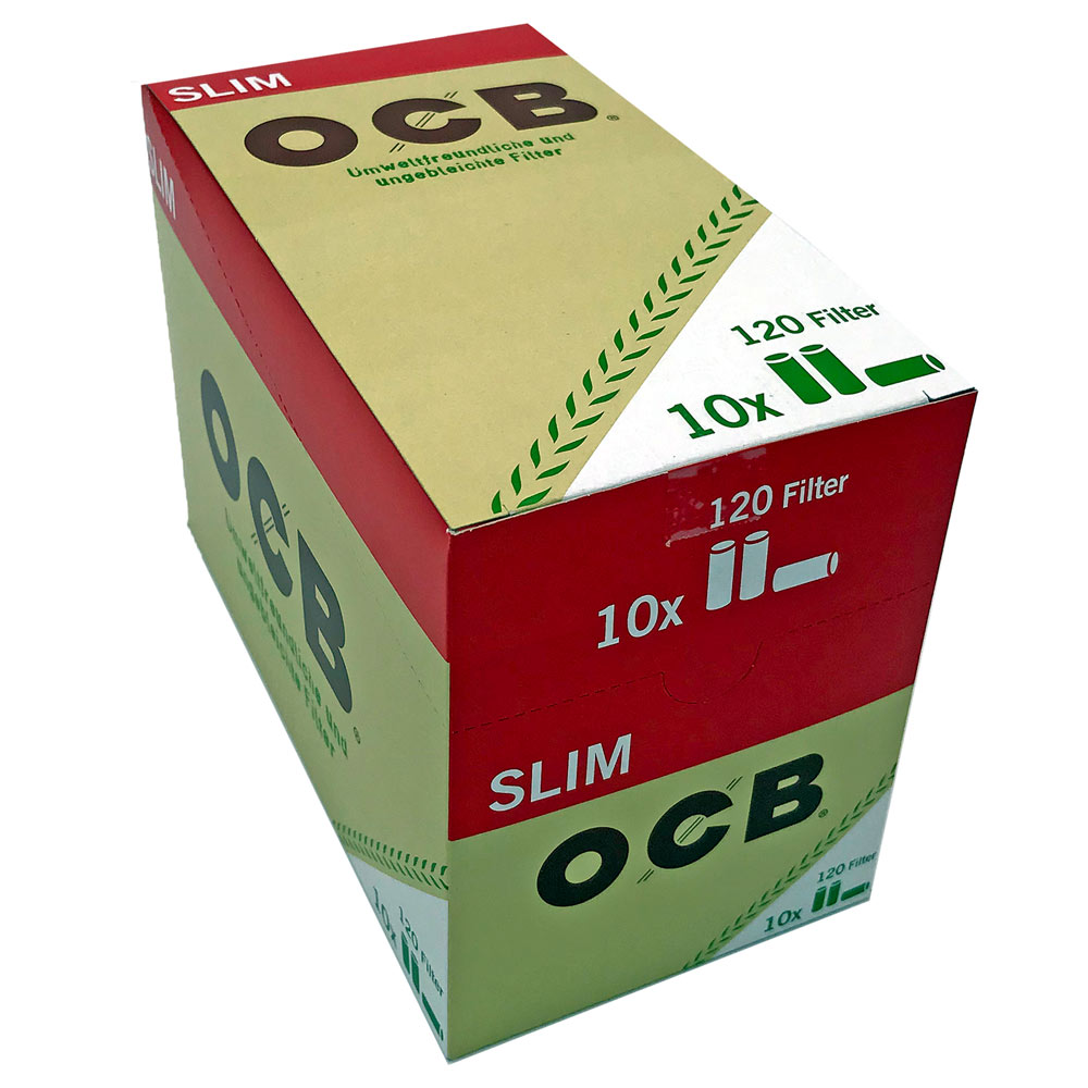 OCB Organic Slim Filter 10x 120 Stück 6mm